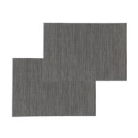 Secret de Gourmet Texaline placemat - Set van 12x stuks - zwart - 50 x 35 cm - Tafel Onderleggers Secret de Gourmet Texaline placemat - Set van 12x stuks - zwart - 50 x 35 cm - Tafel Onderleggers
