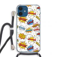Pow Smack: iPhone 12 mini Transparant Hoesje met koord