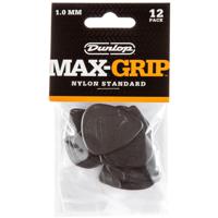 Dunlop 449P100 Max-Grip Nylon Standard Pick 1.0 mm plectrum set 12 stuks