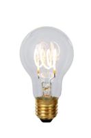Lucide A60 - Filament lamp - Ø 6 cm - LED Dimb. - E27 - 1x4,9W 2700K - Transparant Lucide A60 - Filament lamp - Ø 6 cm - LED Dimb. - E27 - 1x4,9W 2700K - Transparant