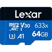Lexar Blue Series 64GB MicroSD UHS-I V30 - R100 MB/s