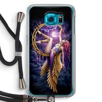 Aerial Angel: Samsung Galaxy S6 Transparant Hoesje met koord