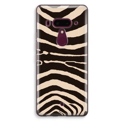 Arizona Zebra: HTC U12+ Transparant Hoesje