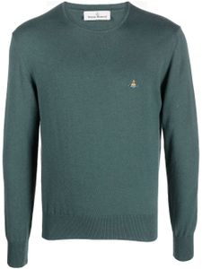 Vivienne Westwood sweat à logo Orb brodé - Vert