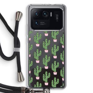 Cactus Lover: Xiaomi Mi 11 Ultra Transparant Hoesje met koord