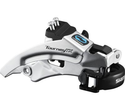 Shimano voorderailleur 7/8-speed tourney fd-tx800 top swing lage klem 42-48t