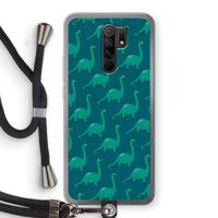 Diplodocus: Xiaomi Redmi 9 Transparant Hoesje met koord - thumbnail