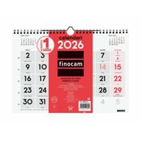 Muurkalender Finocam A4 Papier 30 x 21 cm - thumbnail