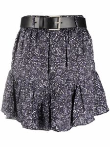 Michael Michael Kors minijupe à taille ceinturée - Noir