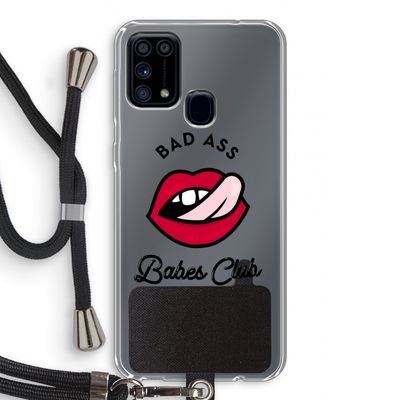 Badass Babes Club: Samsung Galaxy M31 Transparant Hoesje met koord