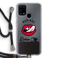 Badass Babes Club: Samsung Galaxy M31 Transparant Hoesje met koord