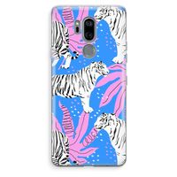 Tijger: LG G7 Thinq Transparant Hoesje Tijger: LG G7 Thinq Transparant Hoesje