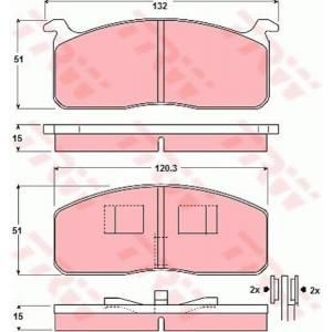 Trw Remblokset GDB233