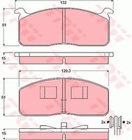 Trw Remblokset GDB233 - thumbnail