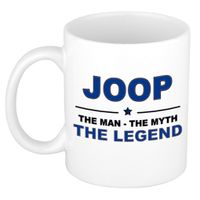 Naam cadeau mok/ beker Joop The man, The myth the legend 300 ml   -