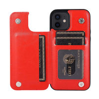 Samsung Galaxy S24 Plus hoesje - Backcover - Pasjeshouder - Portemonnee - Kunstleer - Rood