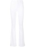 L'Agence jean évasé à taille haute - Blanc