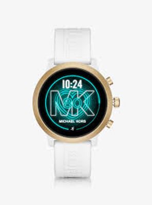 Horlogeband Michael Kors MKT5071 Silicoon Wit 20mm