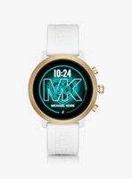 Horlogeband Michael Kors MKT5071 Silicoon Wit 20mm