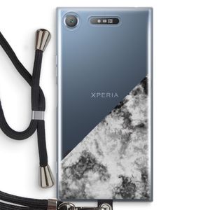 Onweer: Sony Xperia XZ1 Transparant Hoesje met koord