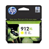 HP 912XL originele high-capacity gele inktcartridge