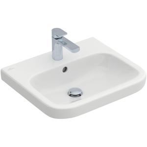 Villeroy & Boch Architectura wastafel 55x47cm met kraangat met overloop cermic+ wit 418855R1