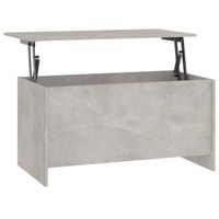 vidaXL Salontafel 102x55,5x52,5 cm bewerkt hout betongrijs - thumbnail