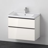 Badkamermeubelset Duravit D-Neo Wastafel Keramiek 80x48x62.5 cm Hoogglans Wit Duravit