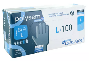 Polysem Latex Handschoenen Maat L