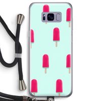 Waterijsje: Samsung Galaxy S8 Transparant Hoesje met koord