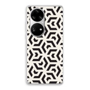 Crazy pattern: Huawei P50 Pro Transparant Hoesje