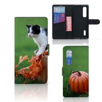 OPPO Find X2 Pro | Telefoonhoesje | Met pasjeshouder | Kitten