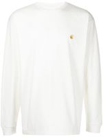 Carhartt WIP t-shirt Chase - Blanc