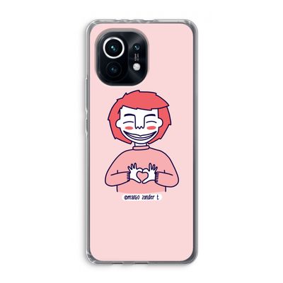 Hartje: Xiaomi Mi 11 Transparant Hoesje