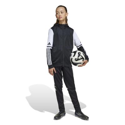 adidas Squadra 25 Hooded Trainingspak Full-Zip Kids Zwart Wit