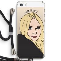 Ashley: iPhone 5 / 5S / SE Transparant Hoesje met koord