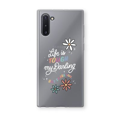 Tough Life: Samsung Galaxy Note 10 Transparant Hoesje