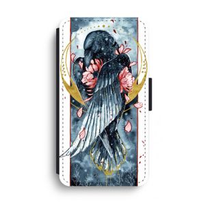 Golden Raven: iPhone XS Max Flip Hoesje