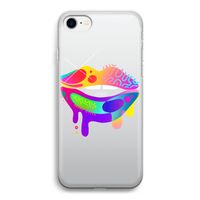 Lip Palette: iPhone SE 2020 Transparant Hoesje