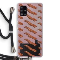 Bacon to my eggs #2: Samsung Galaxy A51 5G Transparant Hoesje met koord