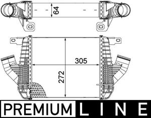 Intercooler, inlaatluchtkoeler CI237000P