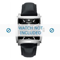 Horlogeband Tag Heuer FC6171 Leder Zwart 22mm - thumbnail