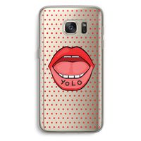Yolo Denise: Samsung Galaxy S7 Transparant Hoesje