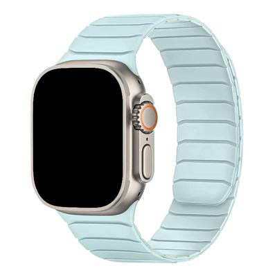 Apple Watch Bandje Vetra - Siliconen - Lichtblauw - 38, 40, 41 & 42mm Apple Watch Bandje Vetra - Siliconen - Lichtblauw - 38, 40, 41 & 42mm