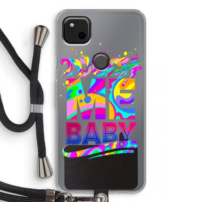 Touch Me: Pixel 4a Transparant Hoesje met koord