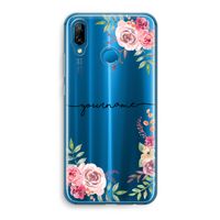 Rozen: Huawei P20 Lite Transparant Hoesje