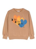 Bobo Choses sweat à imprimé Mouse - Marron