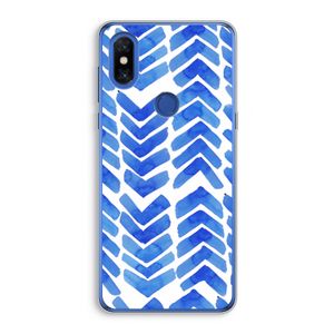 Blauwe pijlen: Xiaomi Mi Mix 3 Transparant Hoesje