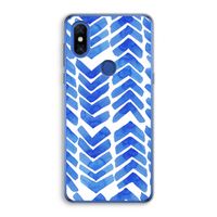 Blauwe pijlen: Xiaomi Mi Mix 3 Transparant Hoesje Blauwe pijlen: Xiaomi Mi Mix 3 Transparant Hoesje