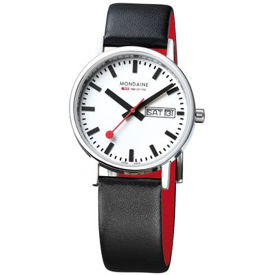Mondaine Classic 36mm Dag Datum Mondaine Classic 36mm Dag Datum